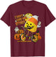 Halloween Costume Team Candy Corn I Don't Like You Either T-Shirt - T-Shirt | Maroon
