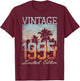 Vintage 1955 Limited Edition 70th Birthday 70 Year Old Gifts T-Shirt - T-Shirt | Maroon