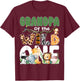 Grandpa Of The Wild One 1st Birthday Safari Family Matching T-Shirt - T-Shirt | Maroon