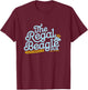 Officially Licensed Regal Beagle Pub Three's Company Logo T-Shirt - T-Shirt | Maroon