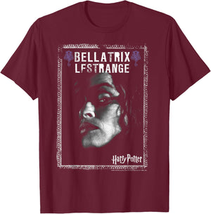 Harry Potter Bellatrix Lestrange Dark Portrait T-Shirt - T-Shirt | Maroon