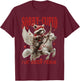 Sorry Cupid I’ve Been Feral Funny Raccoon Valentine’s Day T-Shirt - T-Shirt | Maroon