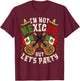 Cinco De Mayo, I'm Not Mexican But Let's Party T-Shirt - T-Shirt | Maroon