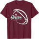 University of Houston Black Out Football | Houston Cougars T-Shirt - T-Shirt | Maroon