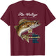 The Walleye a natural product of Minnesota shirt T-Shirt - T-Shirt | Maroon