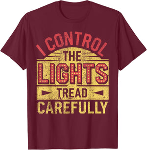 Theatre Stage Manager Light Crew Theater Director T-Shirt - T-Shirt | Maroon