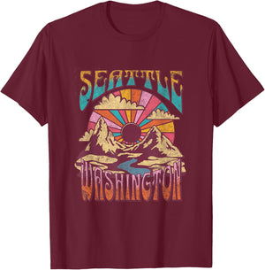 Seattle T-Shirt - T-Shirt | Maroon