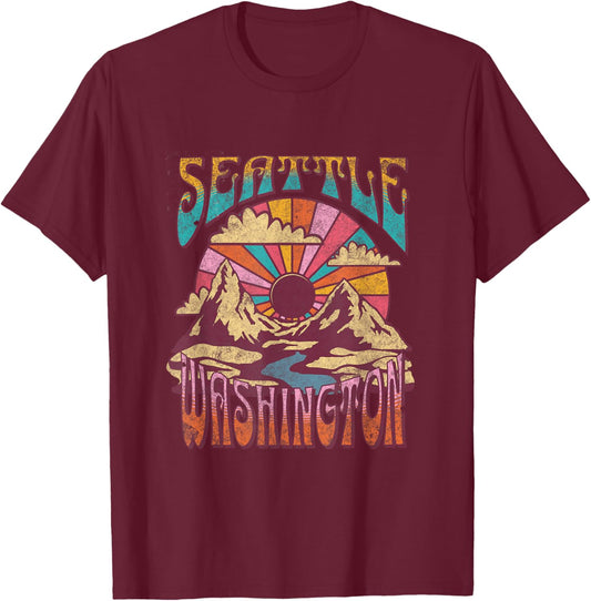 Seattle T-Shirt - T-Shirt | Maroon