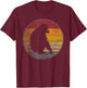 Chimpanzee Chimp Vintage Funny Retro Style 70s 80s Men Women T-Shirt - T-Shirt | Maroon