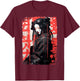 Hip Hop Y2K Vintage Hipster Edgy Urban Streetwear Geisha T-Shirt - T-Shirt | Maroon