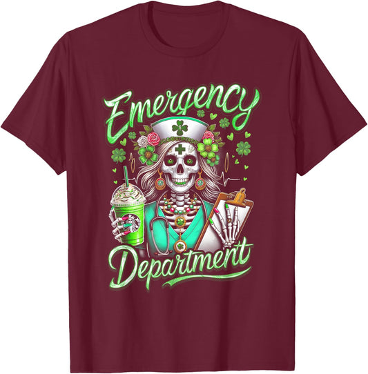 St Patricks Day T-Shirt - T-Shirt | Maroon