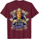 Jeanne D'Arc Jeanne D'Arc Vintage Art Nouveau Style Poster , Black, S T-Shirt - T-Shirt | Maroon
