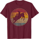 Rodeo Retro Style Bull Riding Cowboy Horse Men Women Kids T-Shirt - T-Shirt | Maroon