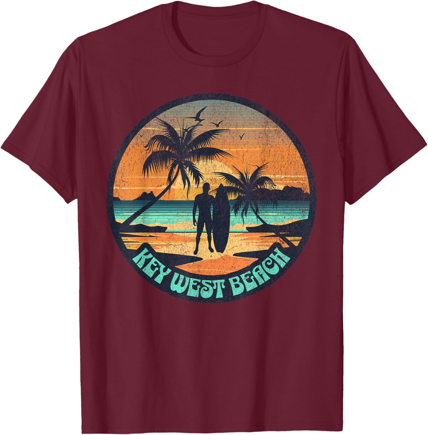 Key West T-Shirt - T-Shirt | Maroon
