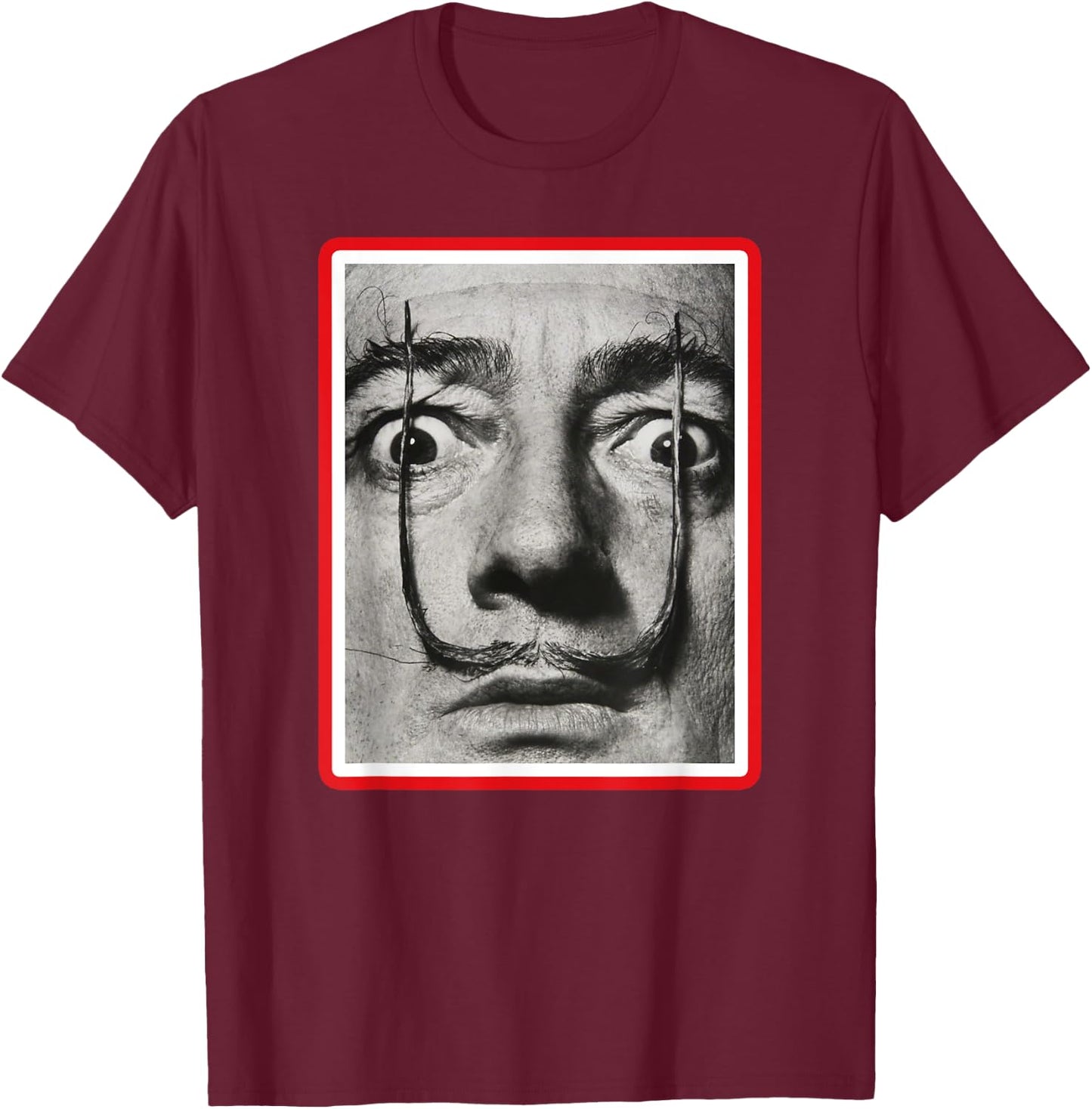 Famous Painting Illustration T-Shirt - T-Shirt | Maroon