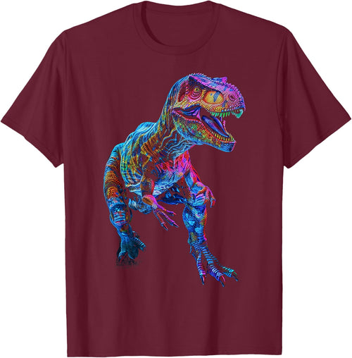 Allosaurus Dinosaur Motif Illustration Allosaurus