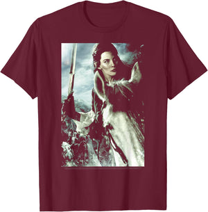 The Lord Of The Rings Arwen Poster T-Shirt - T-Shirt | Maroon
