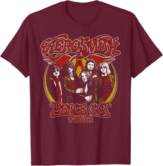 Aerosmith - Toys 1975 Tour T-Shirt - T-Shirt | Maroon