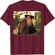 The Lord Of The Rings Gandalf Traveling Portrait T-Shirt - T-Shirt | Maroon