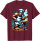 BBQ Master Bigfoot Chef Grill Cooking Barbecue Dad Funny T-Shirt - T-Shirt | Maroon