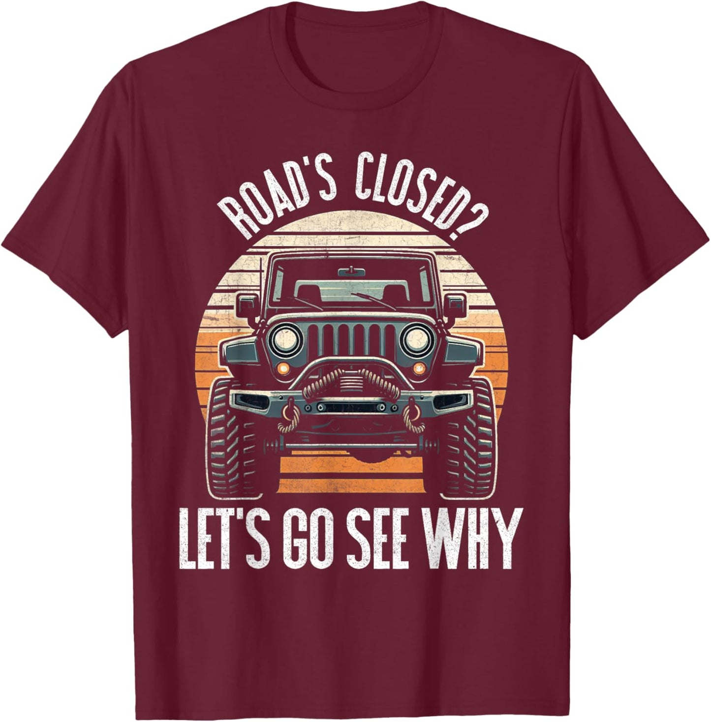 Offroad Racing Dad SxS 4X4 Off-Roading SUV UTV Car Lovers T-Shirt - T-Shirt | Maroon