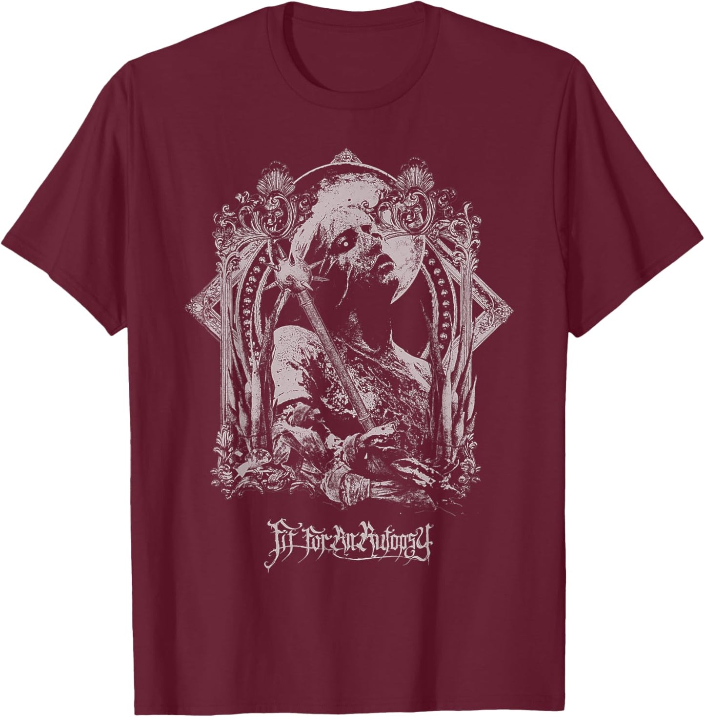 Fit for an Autopsy T-Shirt - T-Shirt | Maroon