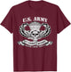82nd Airborne Division Paratrooper Veteran Fort Bragg Gifts T-Shirt - T-Shirt | Maroon