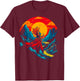 Freya Norse Mythology Viking T-Shirt - T-Shirt | Maroon