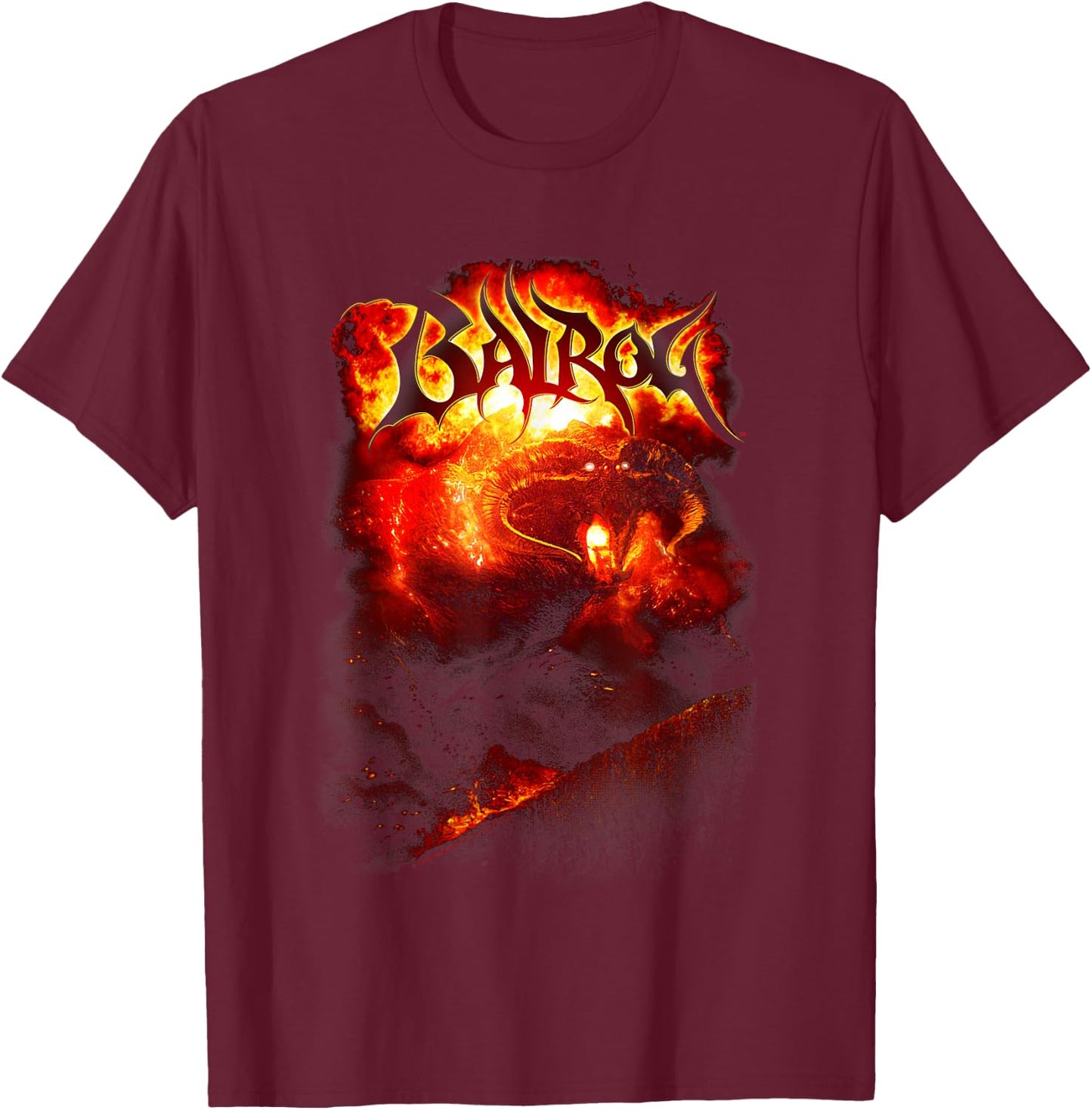 Lord of The Rings Balrog T-Shirt - T-Shirt | Maroon