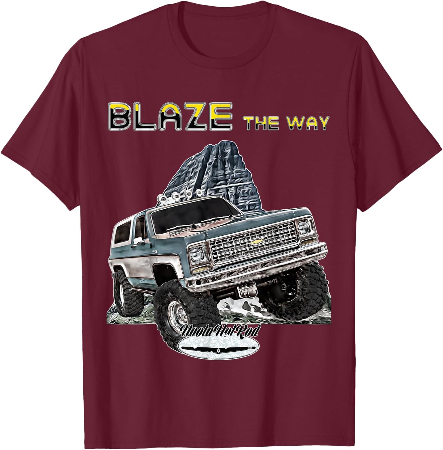 Blazer,Lifted Squarebody Truck,K5,Jimmy,Suburban,Silverado T-Shirt - T-Shirt | Maroon