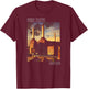 Official Pink Floyd Animal Cover Rock Band T-Shirt - T-Shirt | Maroon