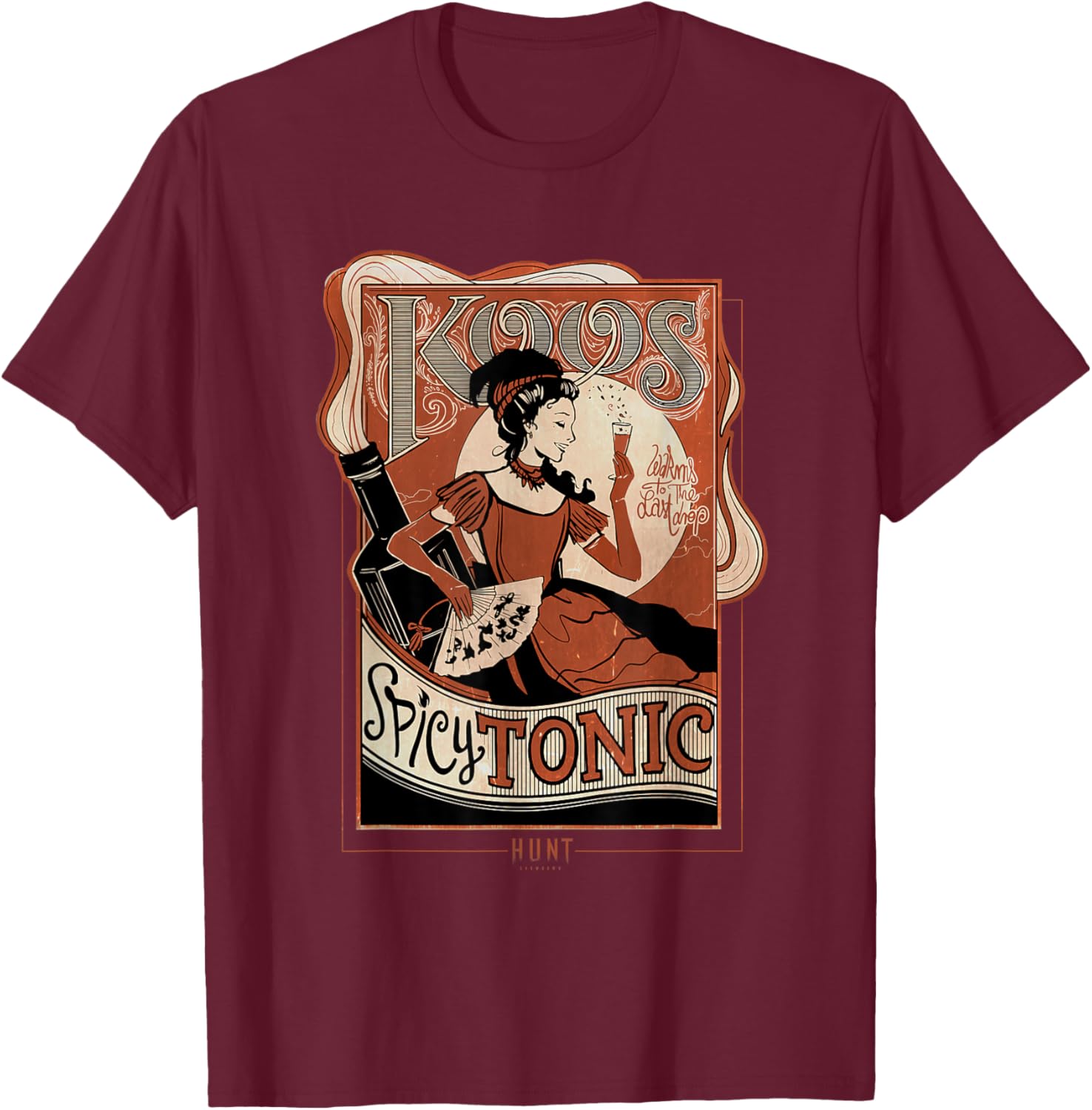Hunt: Showdown Spirit of Winter Solstice T-Shirt - T-Shirt | Maroon