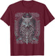 Odins Wolf Viking Norse Runes Nordmann Mythology T-Shirt - T-Shirt | Maroon