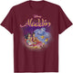 Disney Aladdin Magic Carpet Movie Cast Small T-Shirt - T-Shirt | Maroon