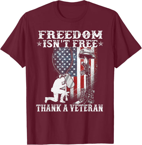 Military Support Freedom Isn't Free Thank a Veteran