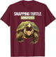 Snapping Turtle Whisperer. Snapping Turtle T-Shirt - T-Shirt | Maroon