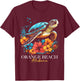 Orange Beach Alabama Sea Turtle Surf Surfer T-Shirt - T-Shirt | Maroon