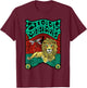 Ziggy Marley - Official Merchandise - Fly Rasta Lion T-Shirt - T-Shirt | Maroon