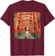 Beagle Torii Gates Funny Dog Japan T-Shirt - T-Shirt | Maroon