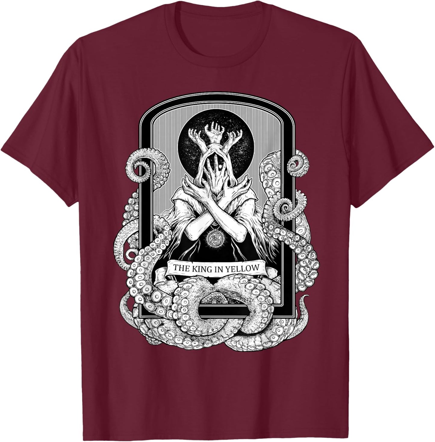 King in Yellow T-Shirt - T-Shirt | Maroon