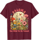 PALOMA Name Cute Retro Girls Wildflower PALOMA Name T-Shirt - T-Shirt | Maroon
