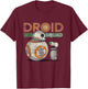 Star Wars Rise of Skywalker BB-8 & D-O Droid Squad T-Shirt - T-Shirt | Maroon