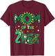 Mom of The Two Rex Birthday Dinosaur Family Matching T-Shirt - T-Shirt | Maroon