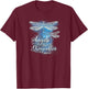 Dragonfly Gifts Dragonflies Clothes Hippie Gift Wings T-Shirt - T-Shirt | Maroon
