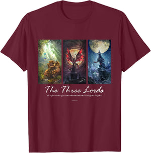 Monster Hunter Rise: Sunbreak The Three Lords T-Shirt - T-Shirt | Maroon