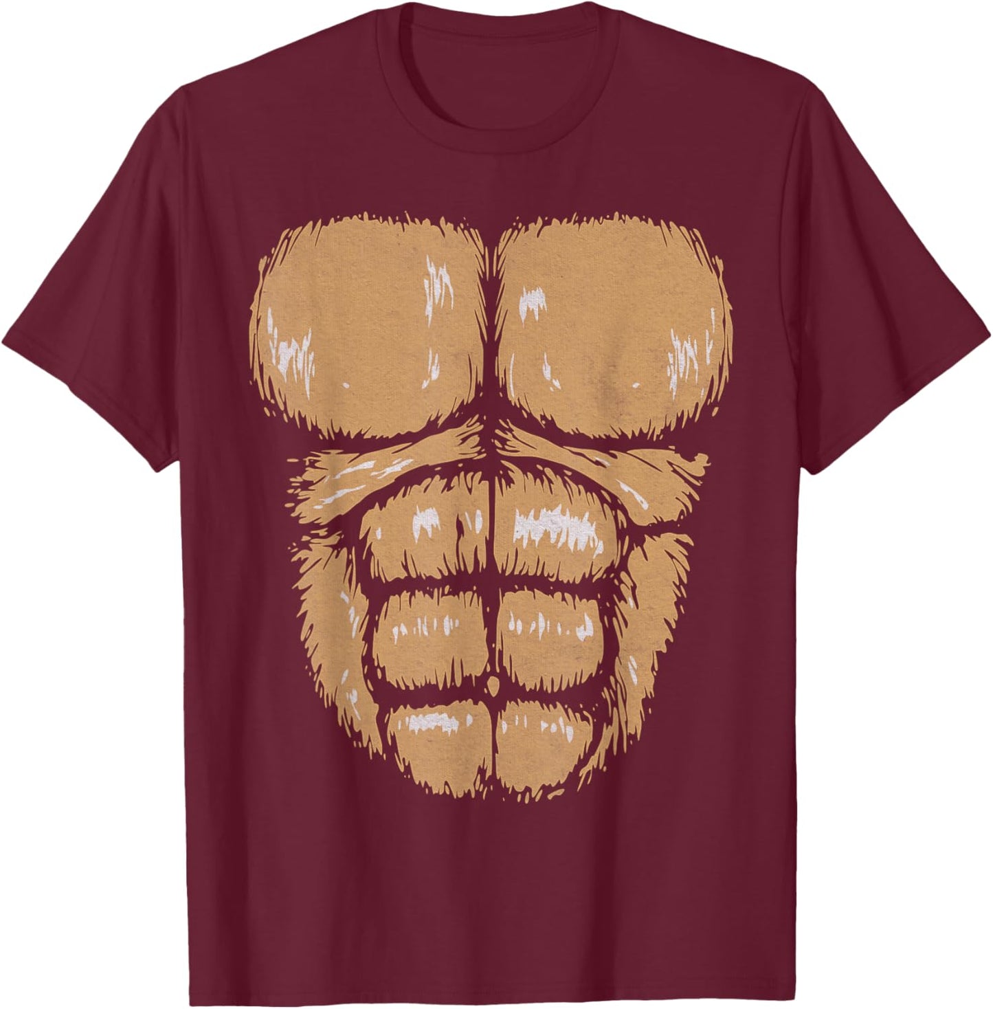Kids Halloween Gorilla Monkey Costume Funny Halloween T-Shirt - T-Shirt | Maroon