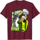 Marvel X-Men Rogue Collage Panel Logo T-Shirt - T-Shirt | Maroon