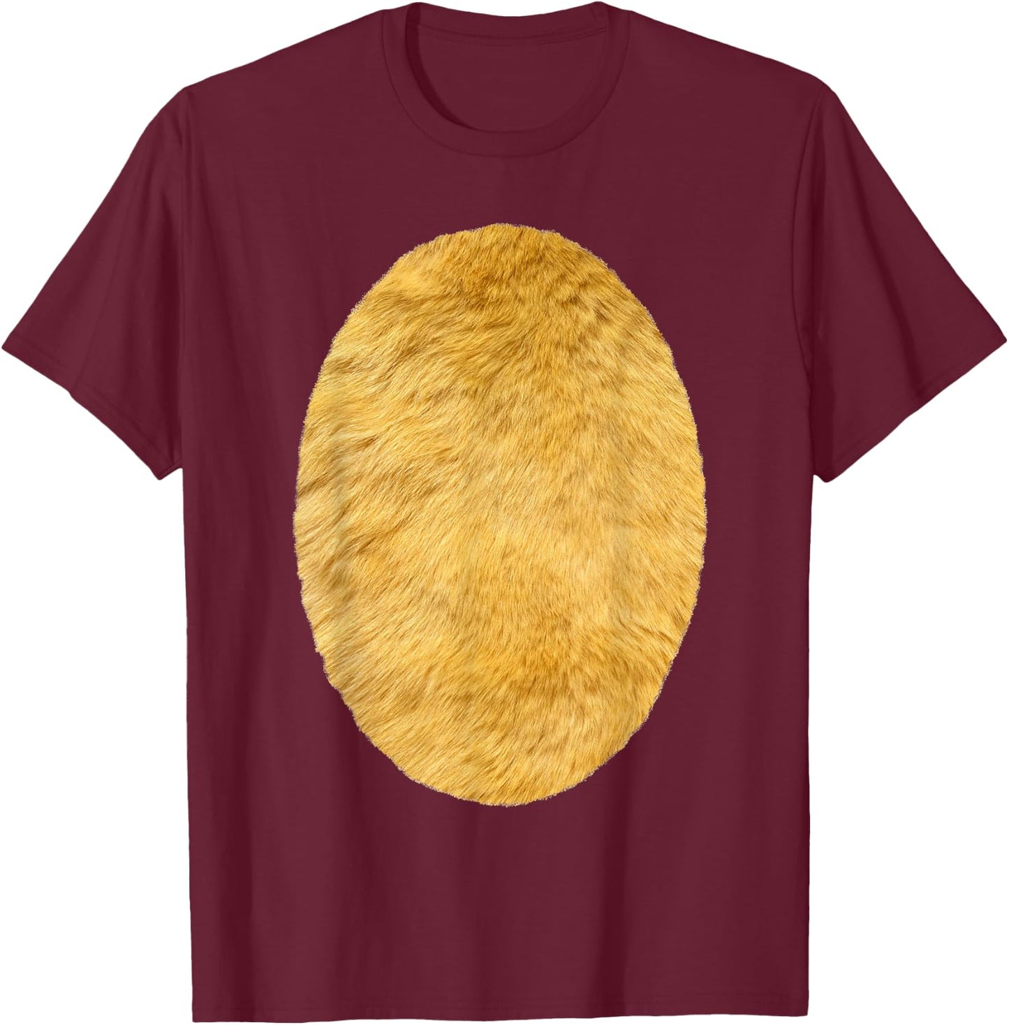 Oz Lion Halloween Costume-Wizard of OZ Cowardly Lion Costume T-Shirt - T-Shirt | Maroon