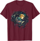 Panther Wildlife Nature Moon Panther Lover Jungle Motif T-Shirt - T-Shirt | Maroon