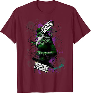 Plague Doctor Steampunk Punk Ink Art Women and Kids T-Shirt - T-Shirt | Maroon
